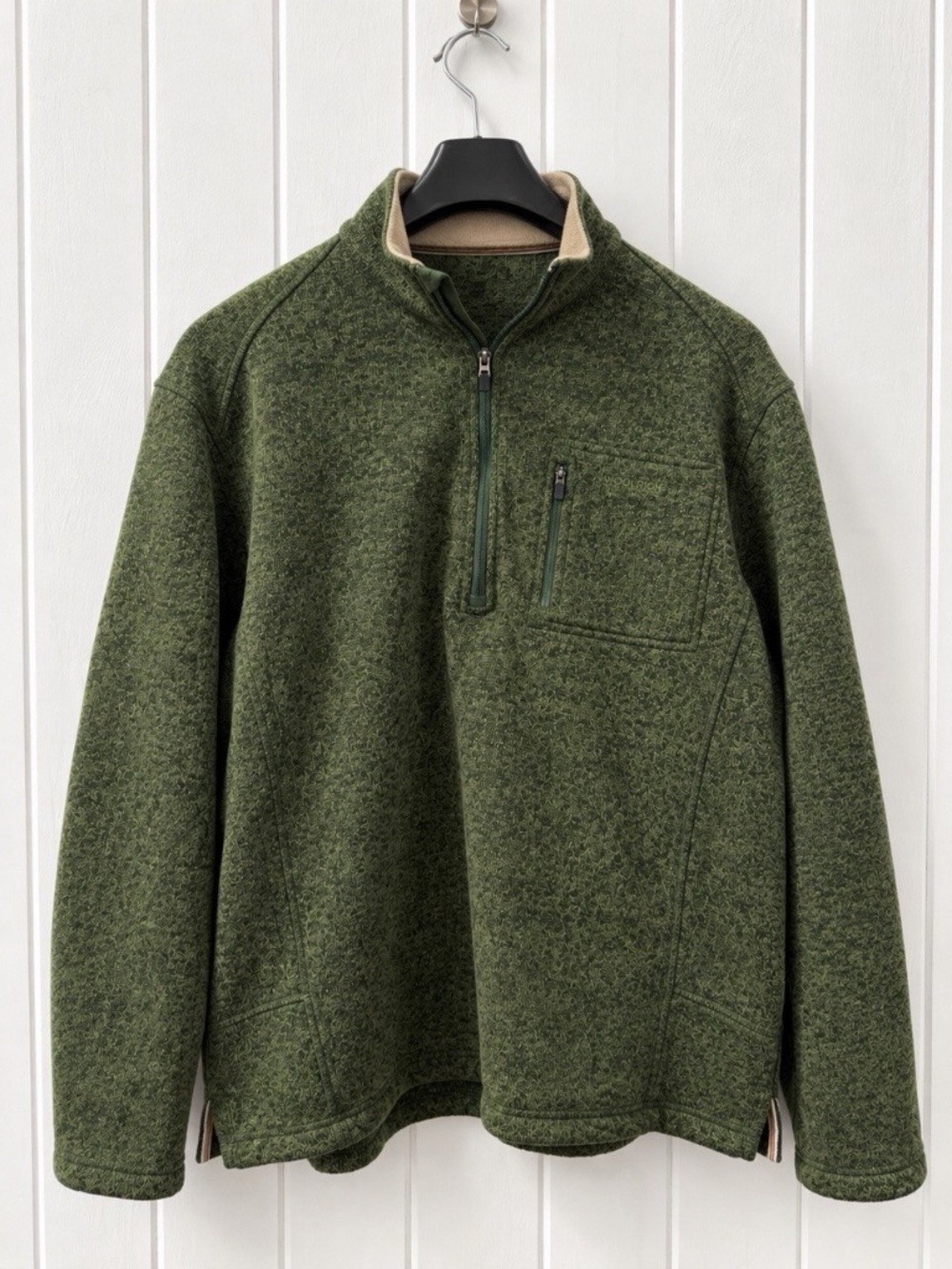 Woolrich Zip Up Green Active outdoor sweatshirt XL